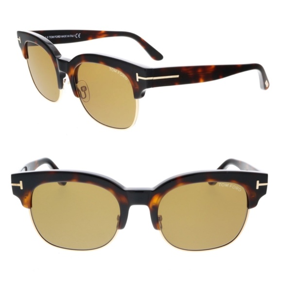 Tom Ford Other - New TOM FORD Harry Square Havana Brown Sunglasses
